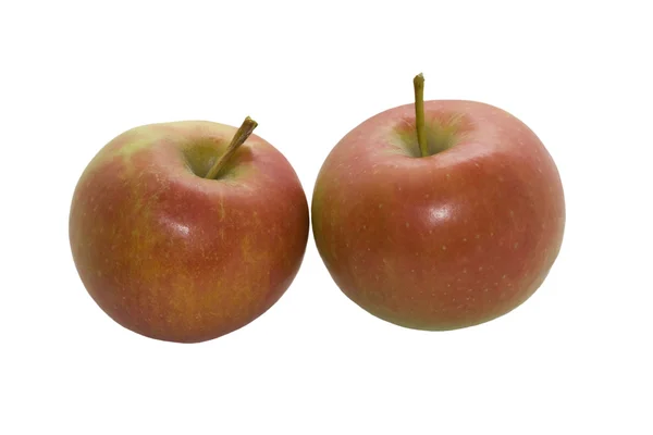 Two red apples — Stock Photo, Image