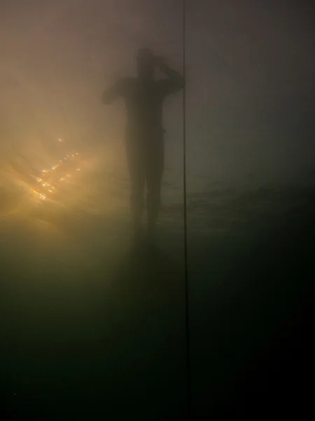 Sol direção mergulhador — Fotografia de Stock