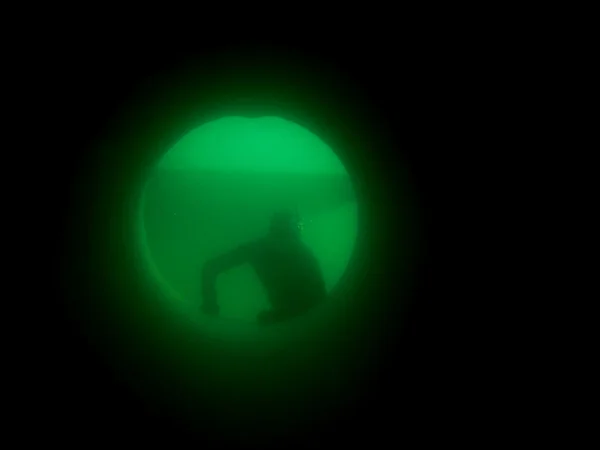 Volný potápěč trubičkou — Stock fotografie