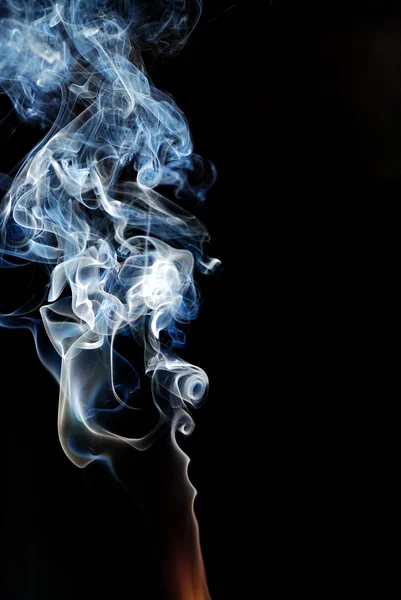 Smoke from a flame — Stock Photo, Image