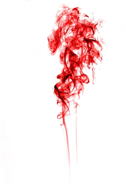 Красный дым — стоковое фото