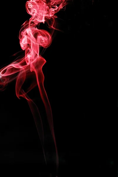 Red smoke left — Stock Photo, Image