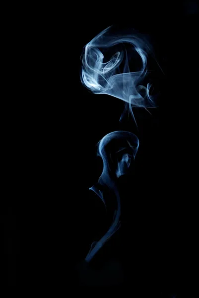 Smoke flower with black — Stock Photo, Image