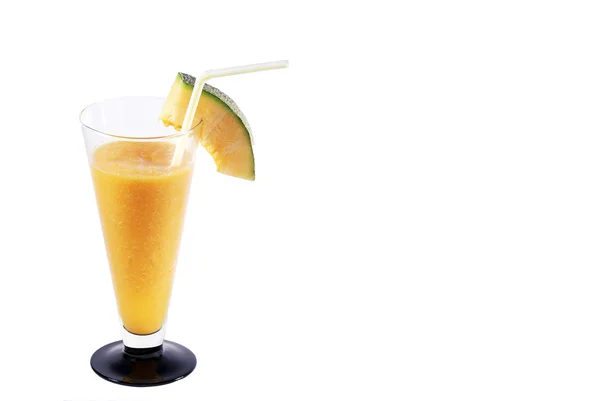 Melon ginger smoothie on top — Stock Photo, Image