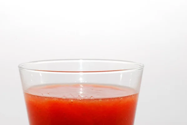 Closeup de smoothie de morango — Fotografia de Stock