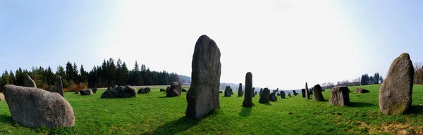 Bazylika z granitu kamienie panorama — Zdjęcie stockowe