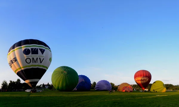 Ballonnen op dag panorama — Stockfoto
