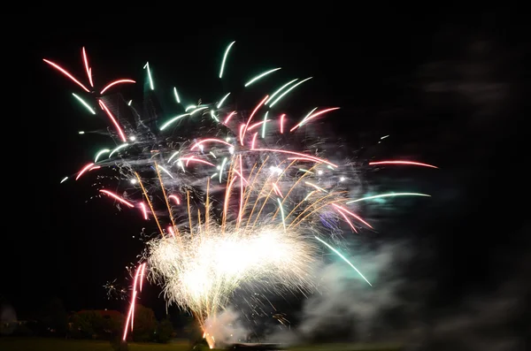 Nice vuurwerk — Stockfoto