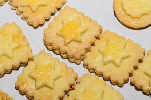 Biscoitos de Natal com estrela — Fotografia de Stock