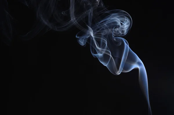 Smoke with turbulences — Stock Photo, Image