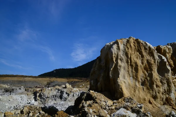 Stenbrottet gruvdrift — Stockfoto
