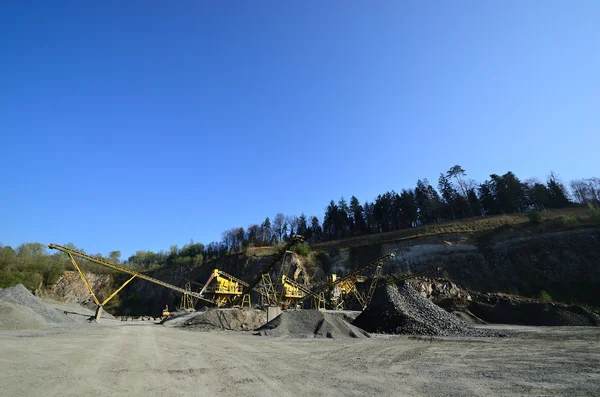 Promotion in a quarry — Stock Photo, Image