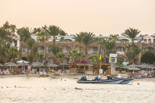 Barco Centro Buceo Playa Egipto —  Fotos de Stock