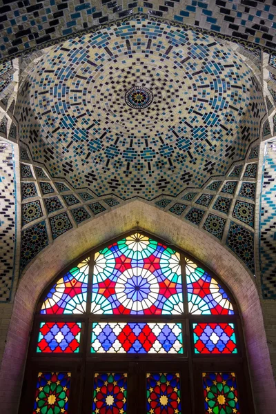 Nasir al-mulk moskee in shiraz Stockafbeelding