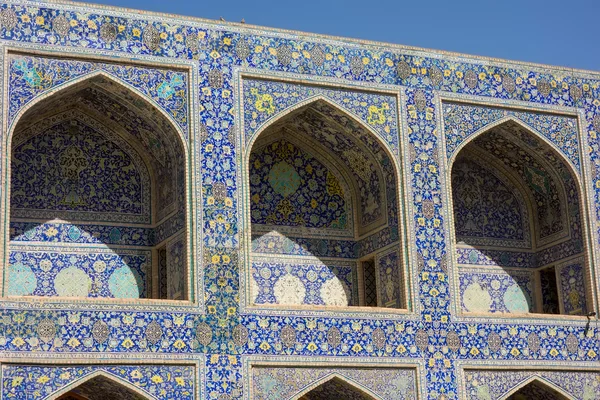 Mozaikosság Imám a mecset esfahan városában — Stock Fotó