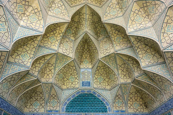 Padrão de mosaico de uma mesquita em Esfahan Imagem De Stock