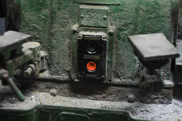 Metal Constuction Equipment Old Ussr Manufacture Ukraine — Stok fotoğraf