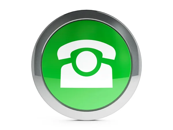 Phone icon with highlight — Stock Photo, Image