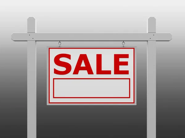 Red sale signpost — Stock Photo, Image