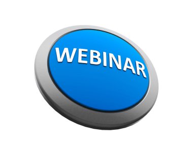 Mavi webinar simgesi isometry
