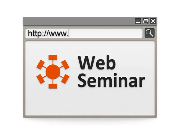 Web semineri — Stok fotoğraf