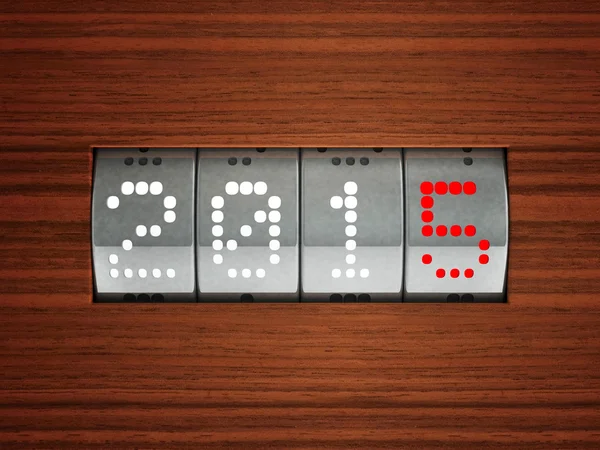 New year 2015 counter — Stock Photo, Image