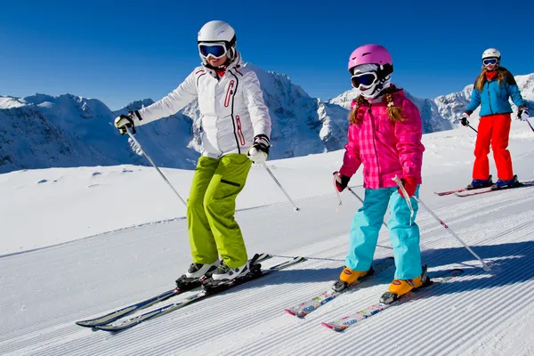 Ski lesson — Stock Photo, Image