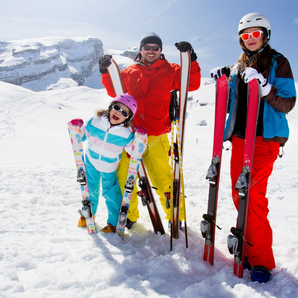 Ski, snow, sun and winter fun