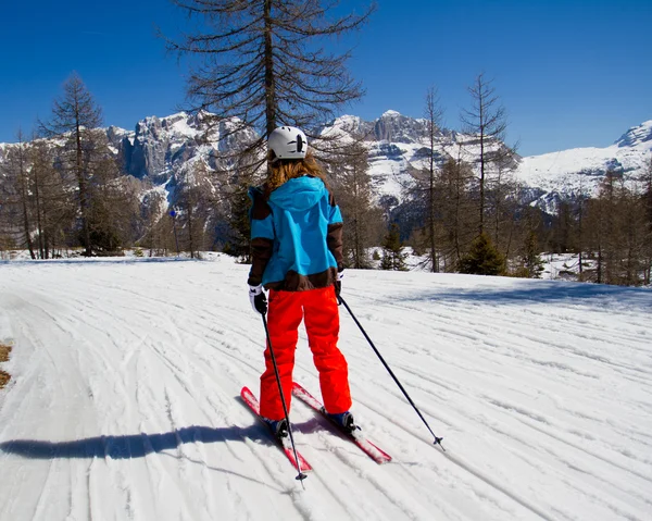 Skiën — Stockfoto