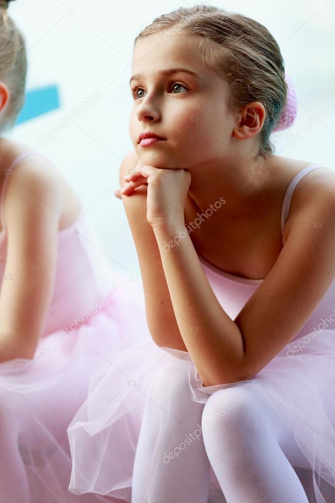 Ballet, ballerina - young and beautiful ballet dancer