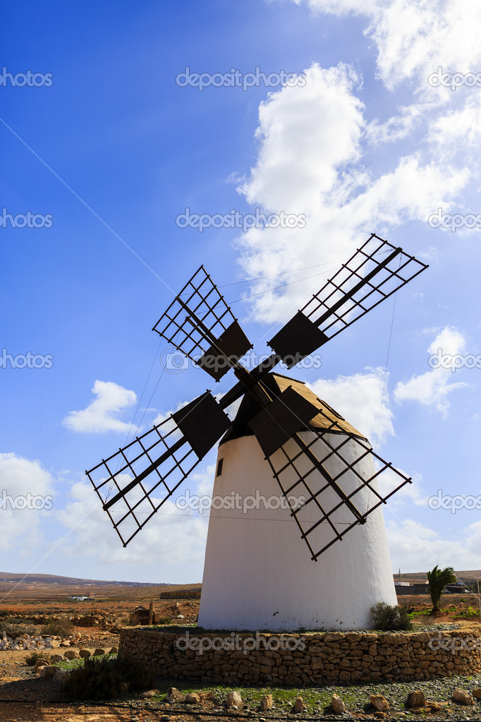 Windmill in Antigua, Fuerteventura, Canary Islands, Spain