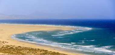 Sotavento fuerteventura, Kanarya Adaları, İspanya plaj