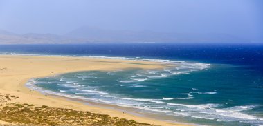 Sotavento Beach in Fuerteventura, Canary Islands, Spain clipart