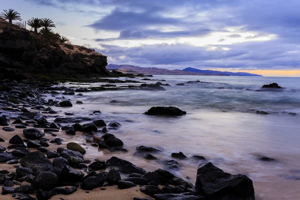 Praia em Fuerteventura, Ilhas Canárias, Espanha — Fotografia de Stock