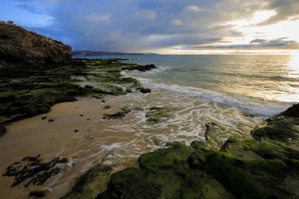 Praia em Fuerteventura, Ilhas Canárias, Espanha — Fotografia de Stock