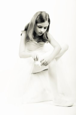 Bale, balerin - genç ve güzel balerin