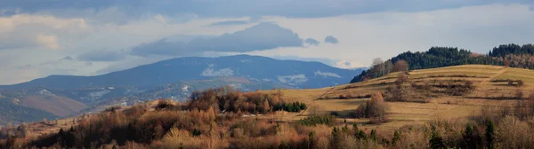 Beskid mountains, Poland - panorama — Stock Photo, Image