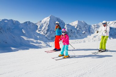 Kayak, kış, Kayak dersi - kayakçı Kayak doğum