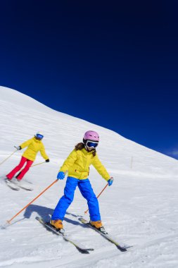 Kayak, Kayak kaçak - çocuk yokuş aşağı, kayak kayakçı Kayak dersi