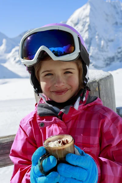 Skier, winter, child — Stock Photo, Image