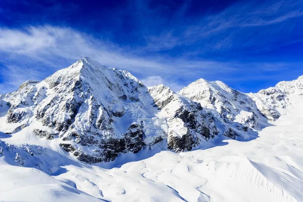 Zimní hory, panorama - Italské Alpy — Stock fotografie