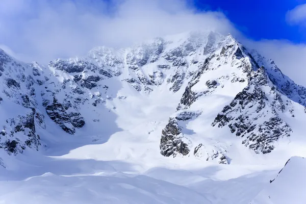 Winter Berge, Panorama - Italienische Alpen Stockfoto