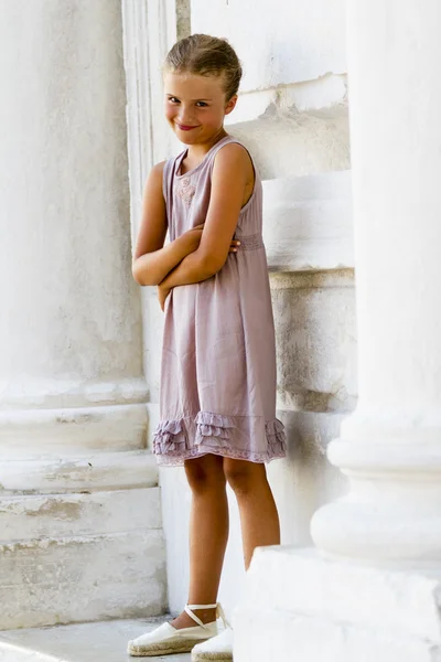 Portrait of lovely girl in old town - Venice, Italy — Stock Photo, Image