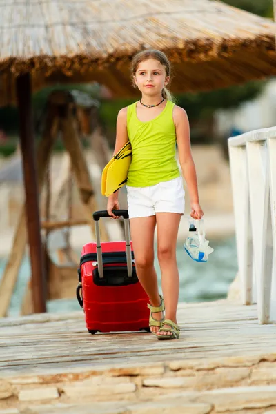 Travel, summer holidays - direction summer resort — Stock Photo, Image