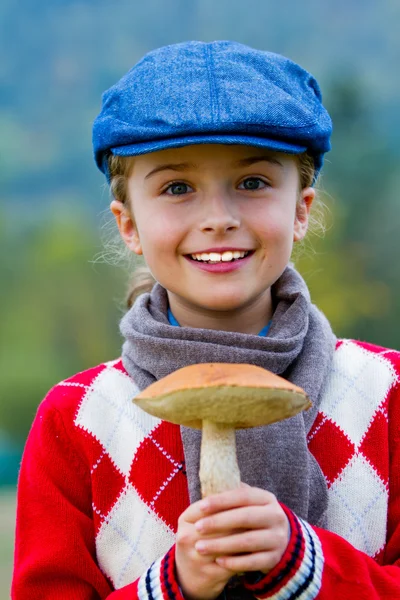 ピッキングのキノコ、キノコの季節 — ストック写真