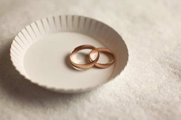 Anillos de boda — Foto de Stock