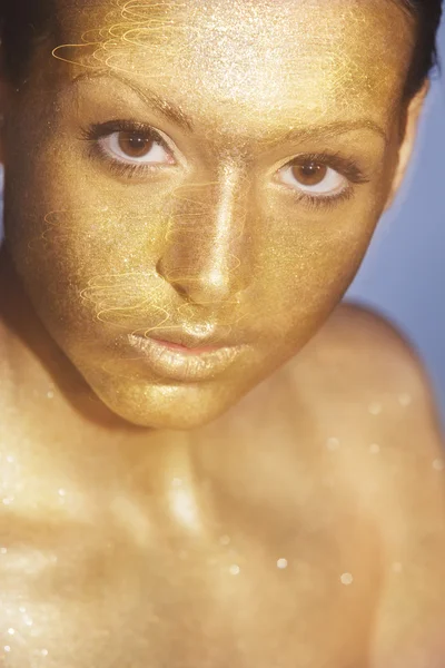 Altın kız — Stok fotoğraf