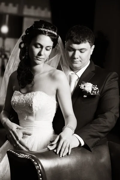 Recién casados juntos — Foto de Stock