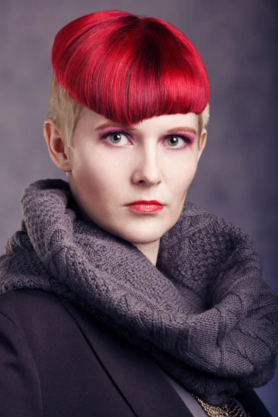 Fashionable hairstyle of all time — Stock Photo, Image