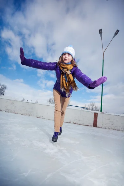 Eislaufen — Stockfoto